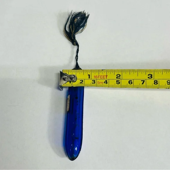 Evening In Paris Bourjois Real Parfum Perfume Blue Glass FRANCE ANTIQUE Empty - Picture 8 of 8